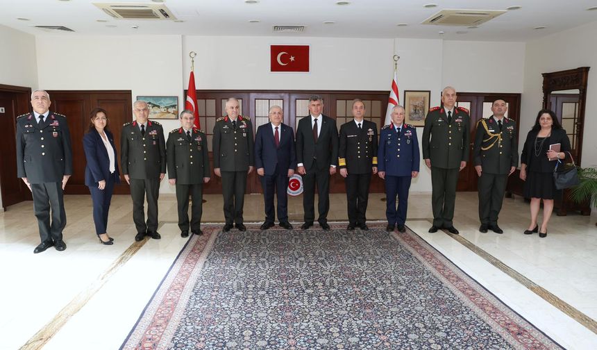 Güler'den Türkiye'nin Lefkoşa Büyükelçiliği'ne ziyaret