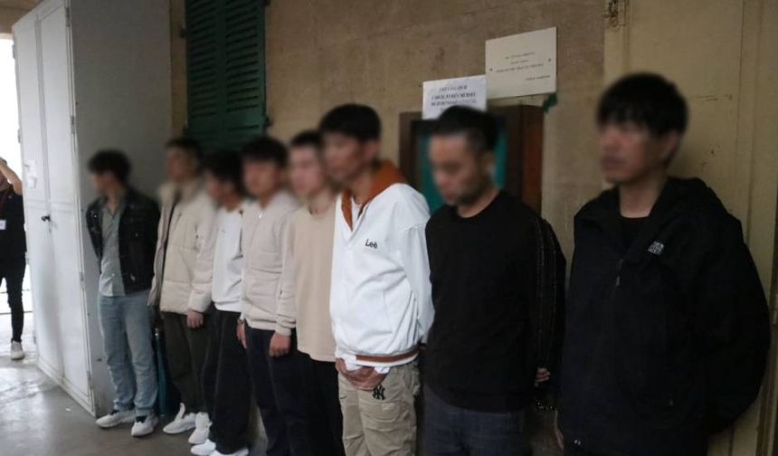 Çinli çete Girne'de çökertildi, 8 Çinli, mahkemede... İşte detaylar...