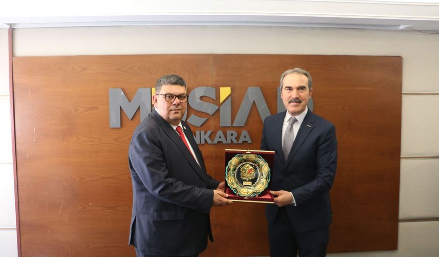 Maliye Bakanı Berova, MÜSİAD Ankara Başkanı Yılmaz’ı ziyaret etti
