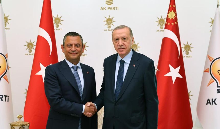 Türkiye Cumhurbaşkanı Erdoğan, Özel'i kabul etti