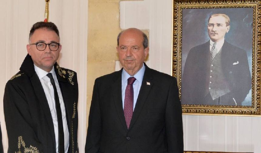 Özerdağ, Cumhurbaşkanı Tatar huzurunda yemin etti