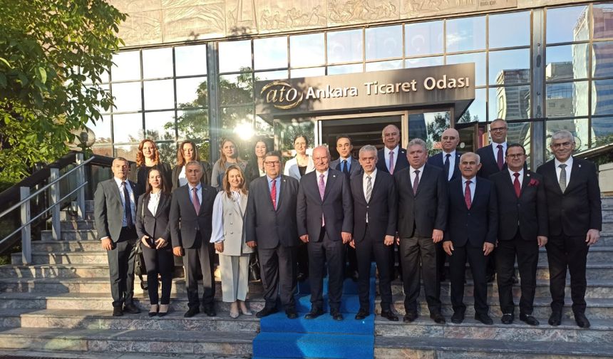 Bakan Berova’dan Ankara Ticaret Odası’na ziyaret