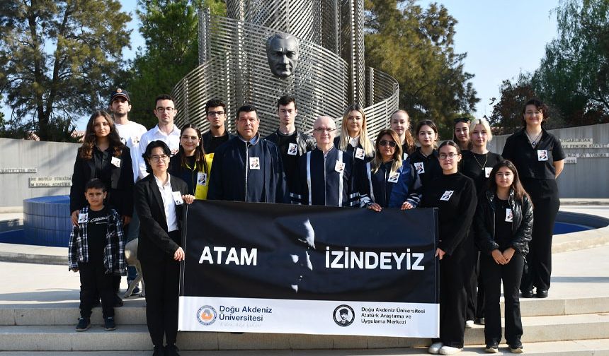 Atatürk, DAÜ'de düzenlenen törenle anıldı