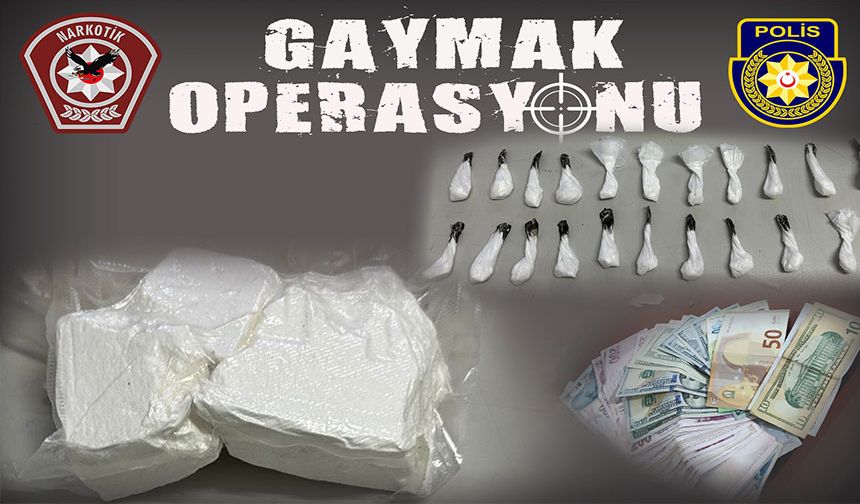 Girne'de 'Gaymak Operasyonu... Aracında yok yok!