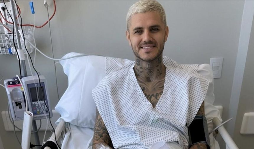 Galatasaray'ın Arjantinli golcüsü Mauro Icardi, ülkesinde ameliyat edildi