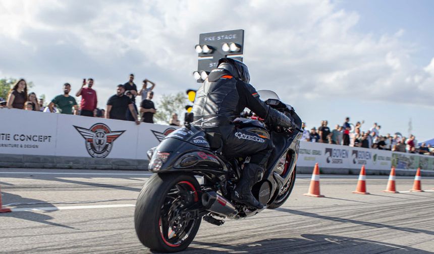 KITMOK ikinci ayak Motodrag yarışı Geçitkale’de gerçekleştirildi
