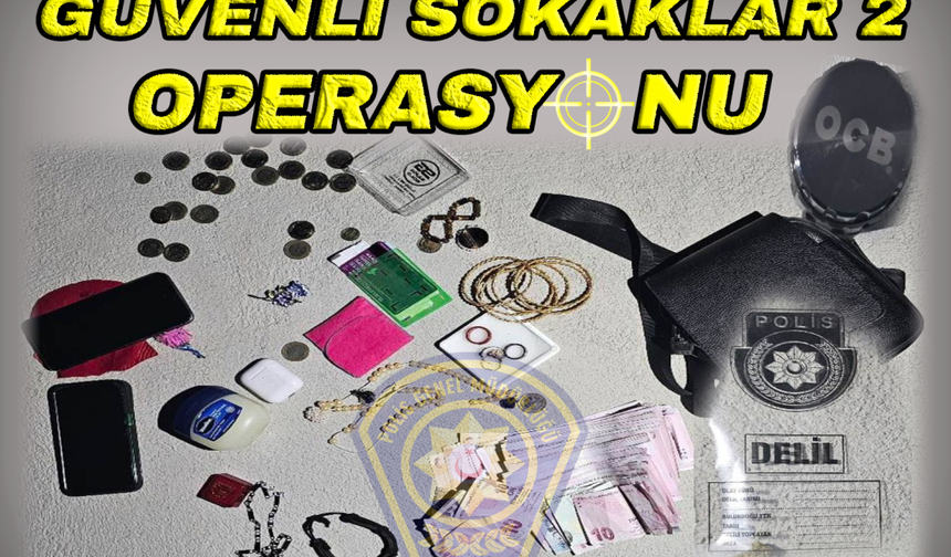 Güvenli Sokaklar 2 Operasyonu: 3 tutuklu