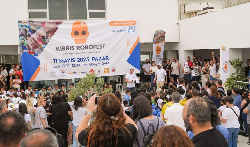 RoboFest 2025 Gönyeli’de bilim, yaratıcılık ve coşkuyla gerçekleşti