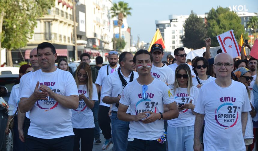DAÜ Bahar Festivali Kortej Yürüyüşü yapıldı...