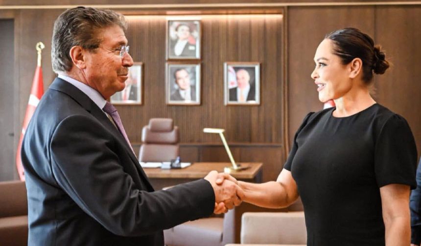 Başbakan Üstel Hülya Avşar'ı  kabul etti...
