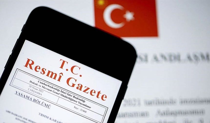 Türkiye ile KKTC arasında imzalanan anlaşma TC Resmi Gazete'de yayımlandı