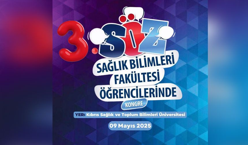 Kıbrıs Sağlık ve Toplum Bilimleri Üniversitesi'nde düzenlenen kongreye büyük ilgi