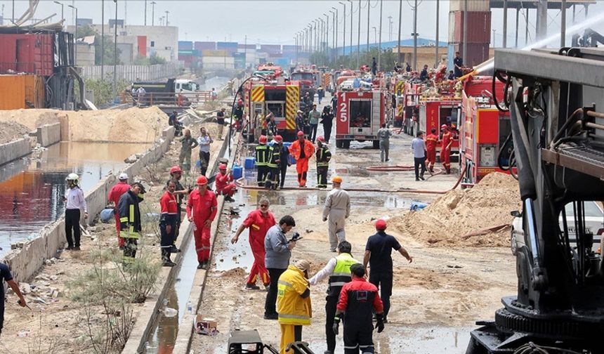 İran'daki liman patlamasının nedeni bir forkliftten çıkan kıvılcım