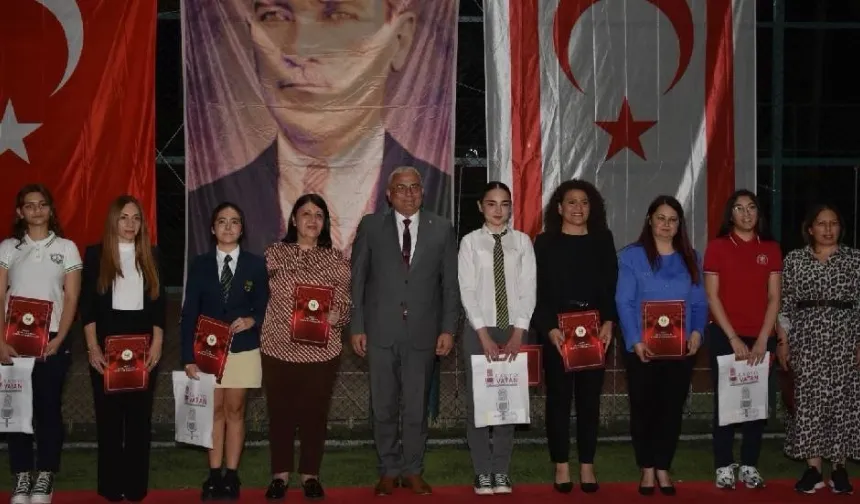 Sivil Savunma Teşkilatı başarılı öğrencilere ödüllerini dağıttı