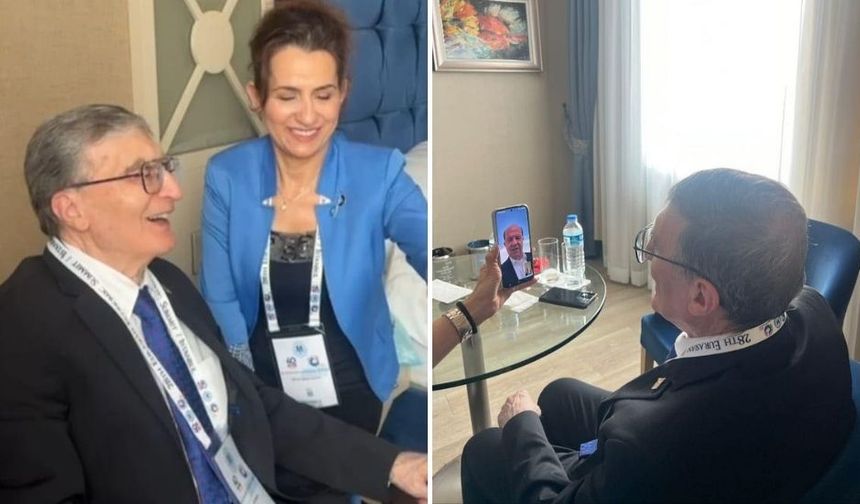 Cumhurbaşkanı Tatar, Aziz Sancar ile görüntülü görüştü