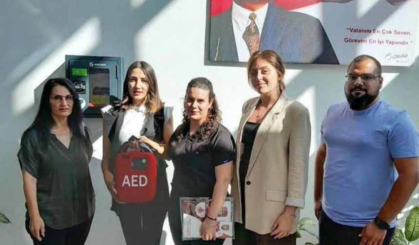 Hayat kurtaran teknoloji Gönyeli-Alayköy Belediye binasında yerini aldı