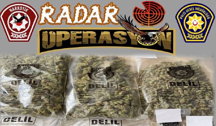 Gazimağusa'da 1 kilo 200 gram yasaklı madde ele geçirildi!