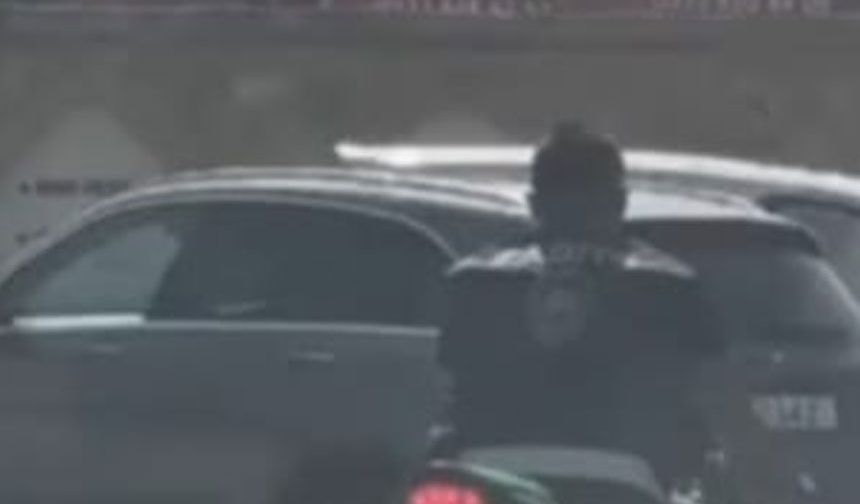 Koruyucu başlık takmayan motosiklet sürücüsü aleyhinde yasal işlem başlatıldı