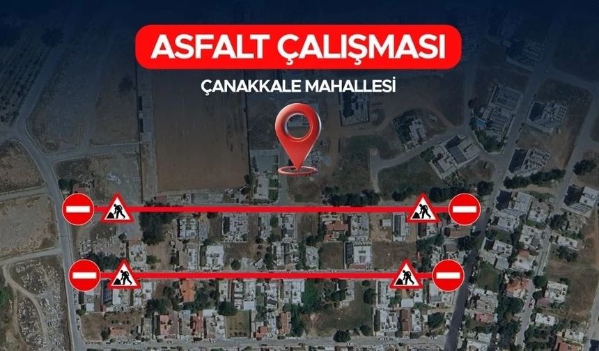 Gazimağusa’da Çanakkale bölgesinde asfalt kaplama çalışması yapılacak