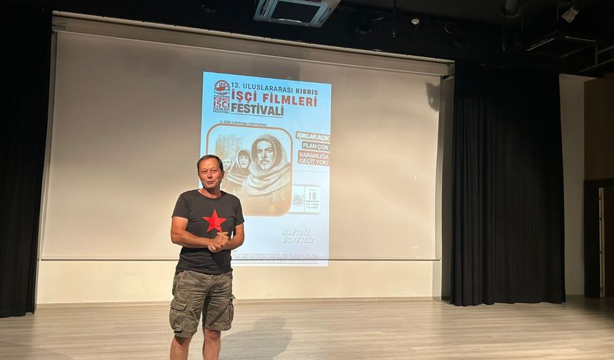 Uluslararası Kıbrıs İşçi Filmleri Festivalinde Gülün Adı filmi oynatıldı