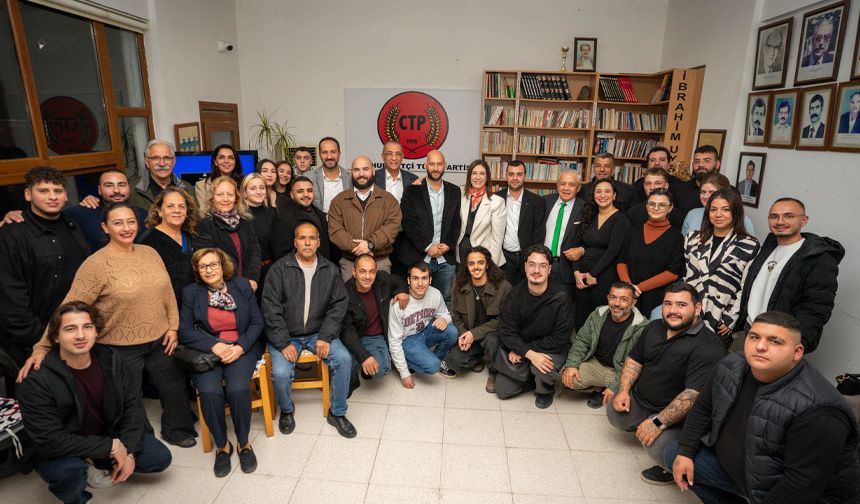 CTP Gençlik Örgütü Güzelyurt İlçe Başkanı yeniden Mustafa Özgören oldu