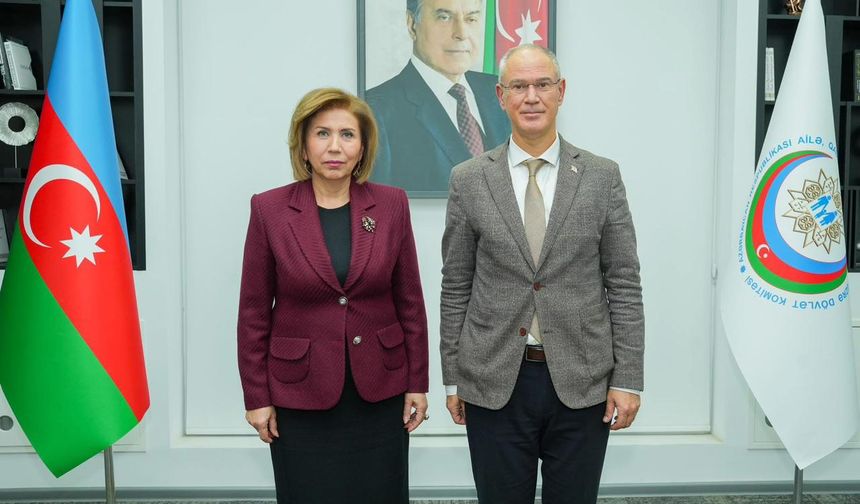 Bakan Hasipoğlu, Azerbaycan’da Aile Bakanı Bahar Muradova ile görüştü