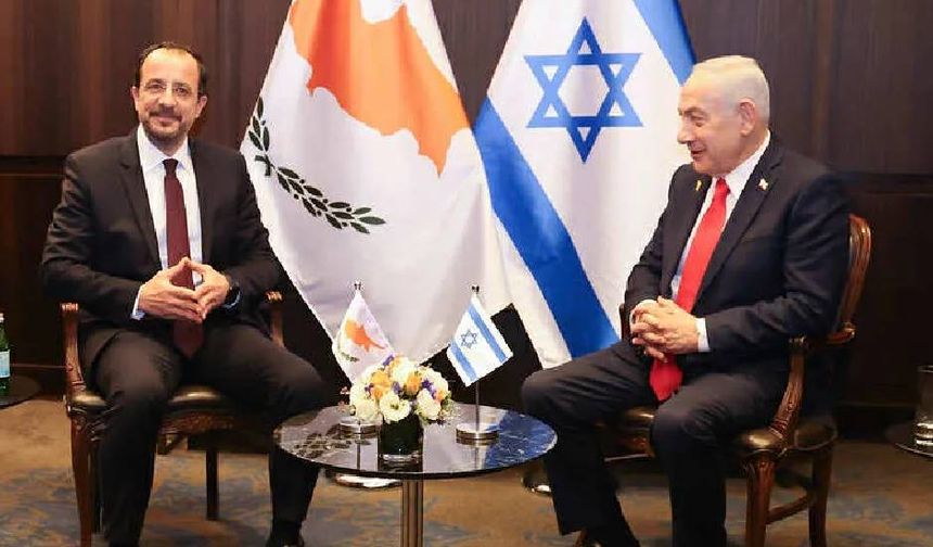 Hristodulidis İsrail’de Herzog ve Netanyahu ile görüştü