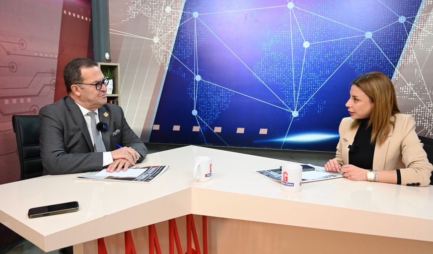 Bahar Sancar'ın konuğu Kıbrıs TürkTicaret Odası Başkanı Turgay Deniz