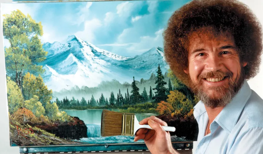 Bob Ross'un tabloları satışa çıkarıldı: 3 eser rekor fiyata alıcı buldu