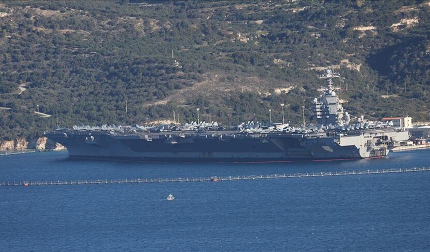 ABD'nin uçak gemisi Girit'teki üsten ayrıldı, Akdeniz’de doğuya doğru hareket eti