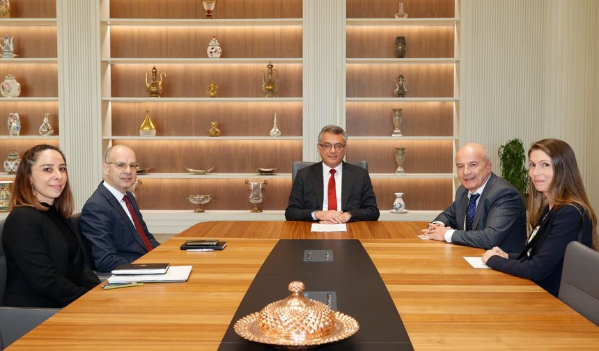 Erhürman, İsviçre’nin Lefkoşa Büyükelçisi Burgener'i kabul etti