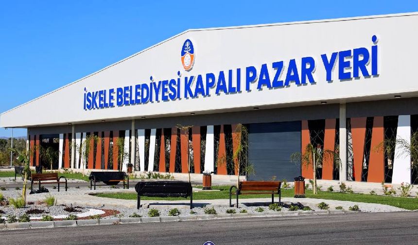 İskele Belediyesi Kapalı Pazar Yeri 13 Şubat’ta törenle açılacak