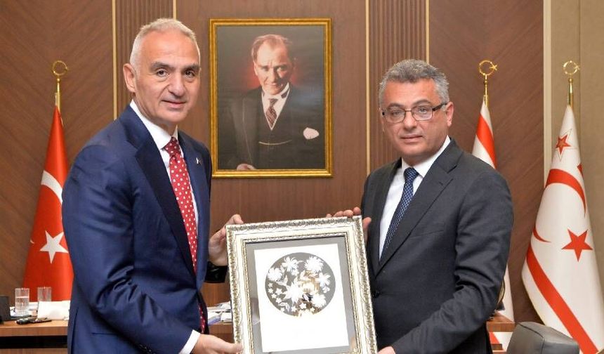 Cumhurbaşkanı Erhürman, Ersoy'u kabul etti