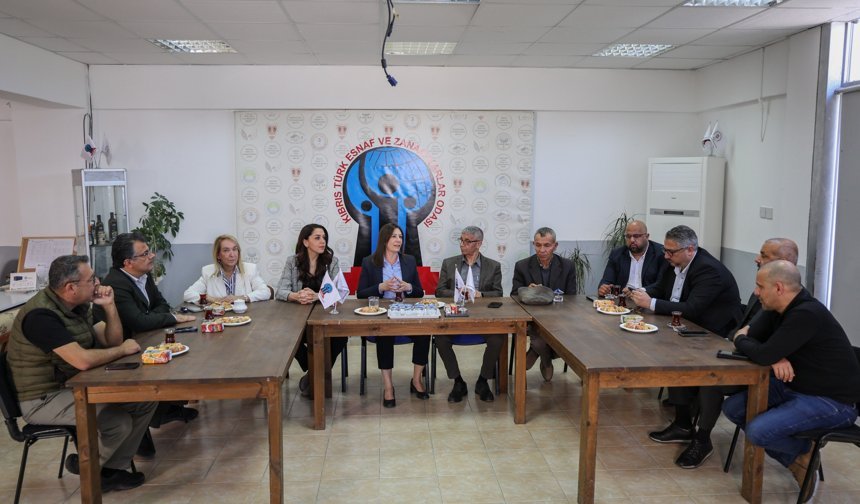 CTP, Kıbrıs Türk Esnaf ve Zanaatkarlar Odası’nı ziyaret etti