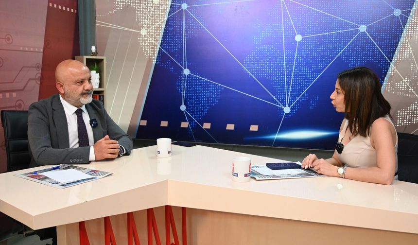 Bahar Sancar'ın konuğu YDU Rektörü Prof. Dr. Tamer Şanlıdağ