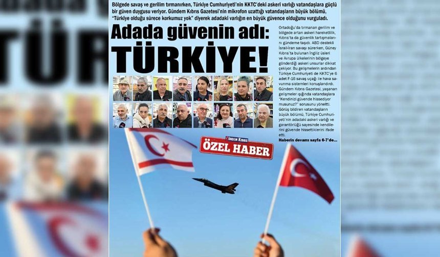 Adada Güvenin Adı: Türkiye!