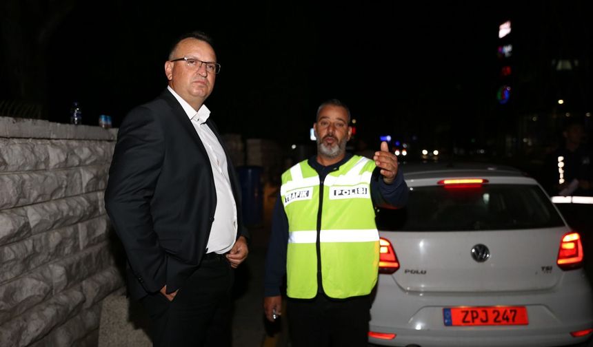 Huzur ve Güven İçin Gece Boyu Denetim: Gökay Karagil Sahadaydı
