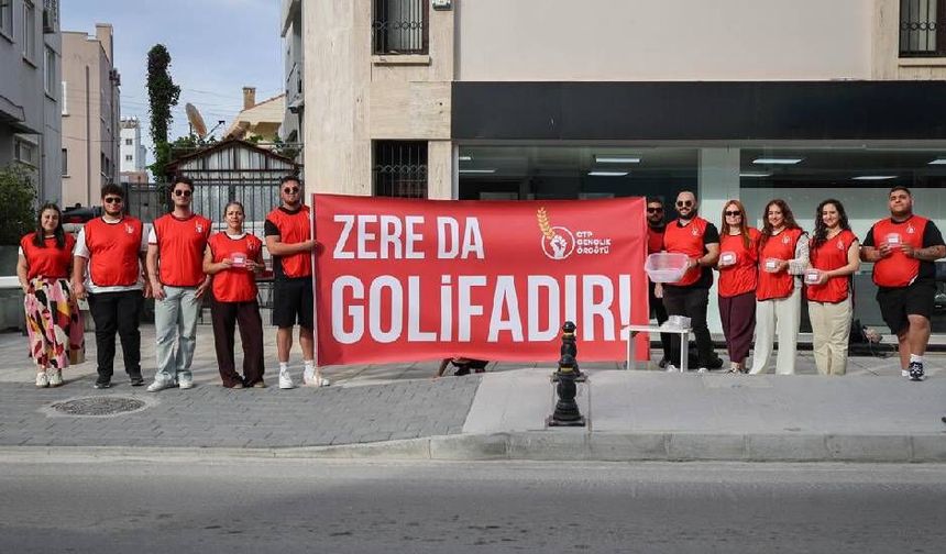 CTP Gençlik Örgütü’nden “golifa”lı protesto