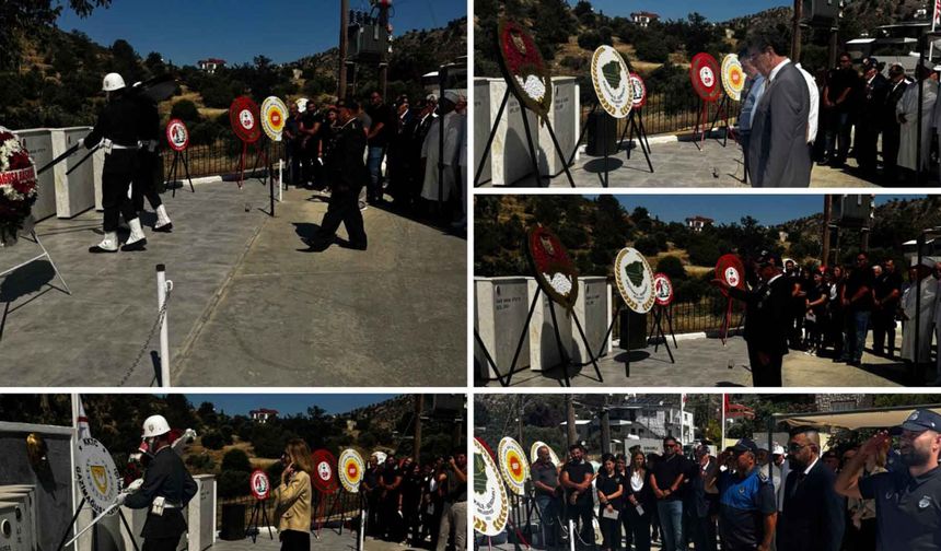 Çınarlı Şehitleri düzenlenen törenle anıldı