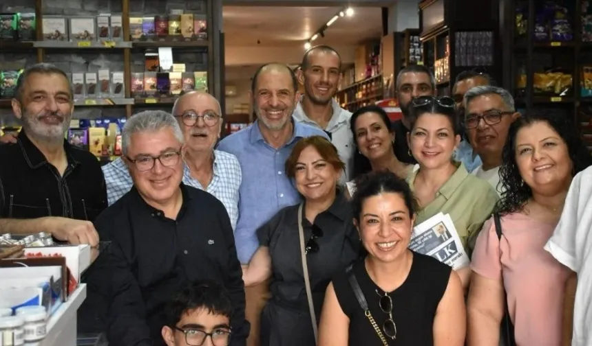 Halkın Partisi Girne çarşı esnafıyla buluştu...