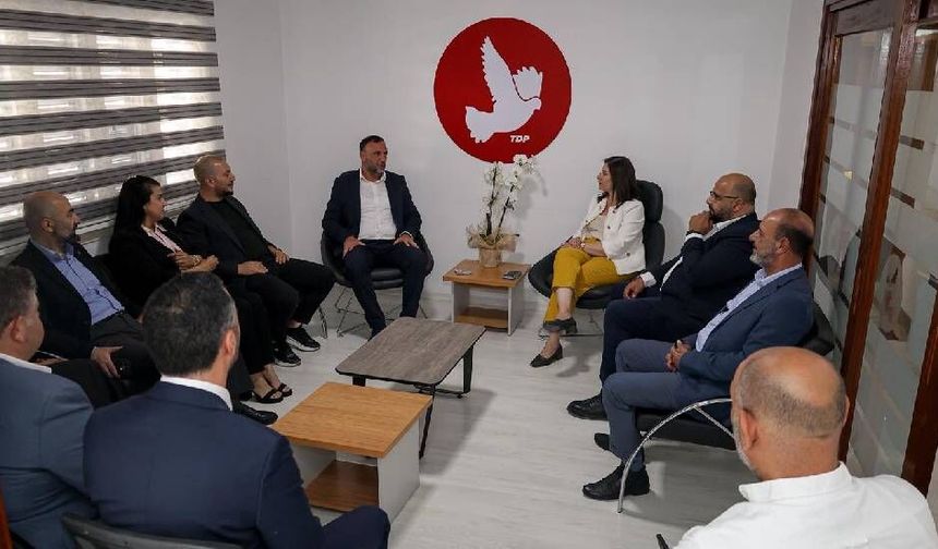 CTP’den TDP’ye nezaket ziyareti