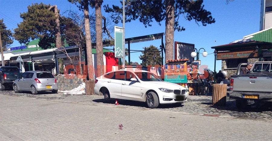 Trodos'ta Türk plakalı araçlara saldırı