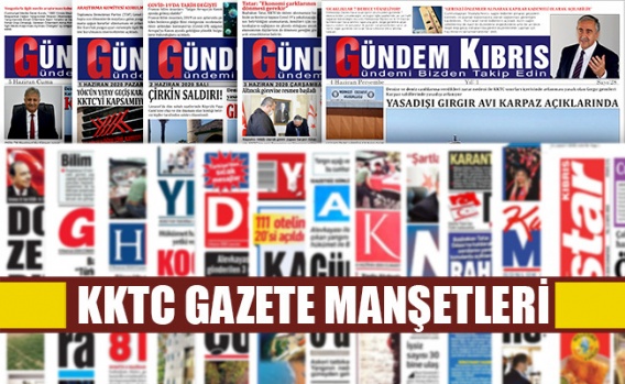 KKTC Gazete Manşetleri / 09 Mayıs 2022