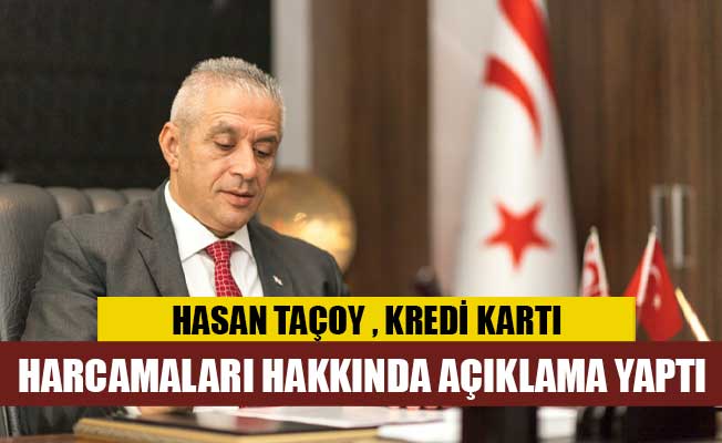 TAÇOY, KREDİ KARTI HARCAMALARI HAKKINDA AÇIKLAMA YAPTI - Gündem Kıbrıs ...