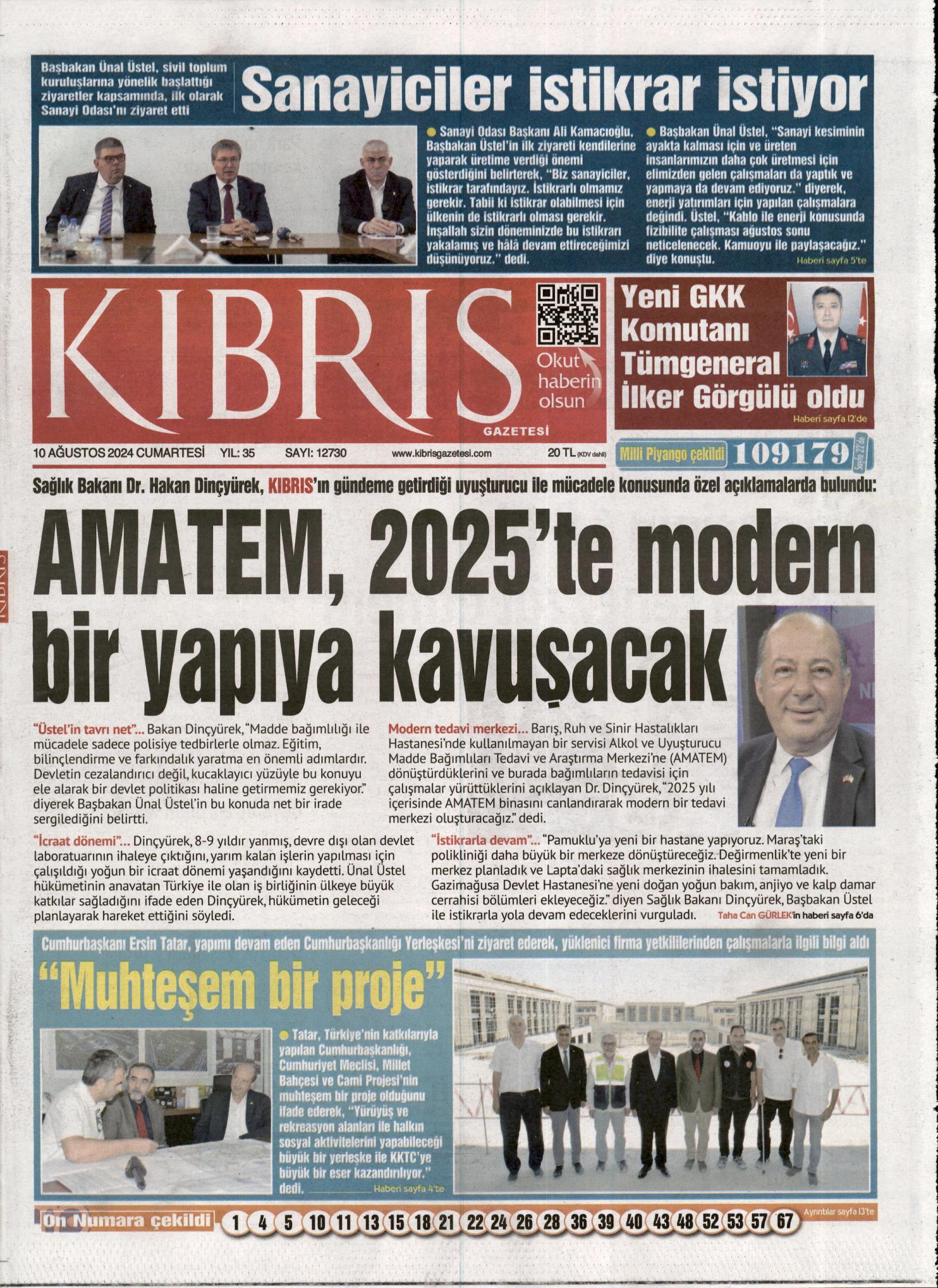 K I B R I S G A Z E T E S İ 20240810