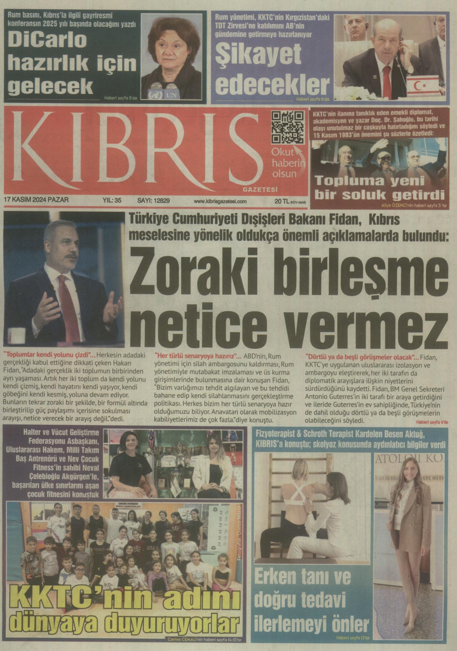 K I B R I S G A Z E T E S İ 20241117