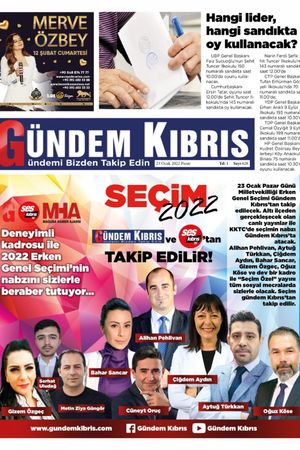 Gündem Kıbrıs Gazetesi - Kıbrıs Haber - 23.01.2022 Manşeti