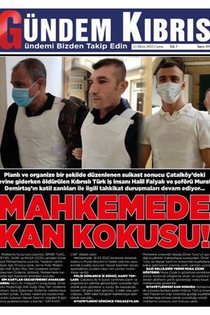 Gündem Kıbrıs Gazetesi - Kıbrıs Haber - 21.10.2022 Manşeti