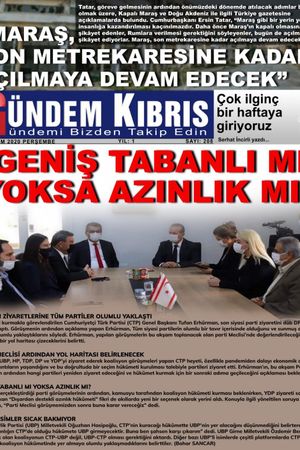 Gündem Kıbrıs Gazetesi - Kıbrıs Haber - 26.11.2020 Manşeti