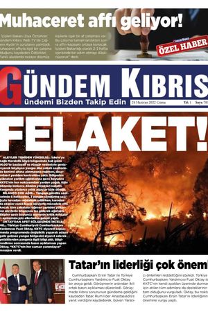 Gündem Kıbrıs Gazetesi - Kıbrıs Haber - 24.06.2022 Manşeti